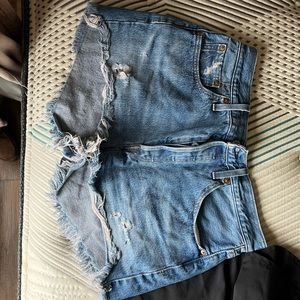 Levis premium cutoff shorts.